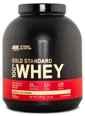 100% Whey Gold Standard, Tr�ningstilskud - Optimum Nutrition