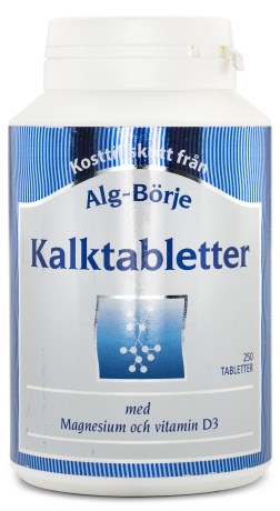 Alg-B�rje Kalktabletter, Vitaminer & Mineraler - Alg-B�rje