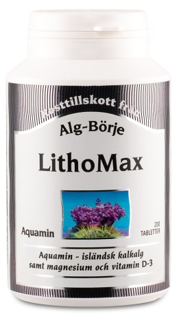 Alg-B�rje Lithomax, Kosttilskud - Alg-B�rje