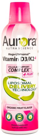 Aurora Liposomal Vitamin D3/K2 + - Aurora
