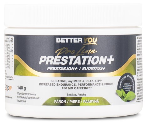 Better You Prestation Plus, Tr�ningstilskud - Better You