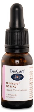 BioCare Nutrisorb D3 & K2, Vitaminer & Mineraler - BioCare