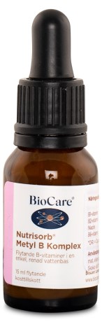 BioCare Nutrisorb Methyl B Komplex, Vitaminer & Mineraler - BioCare