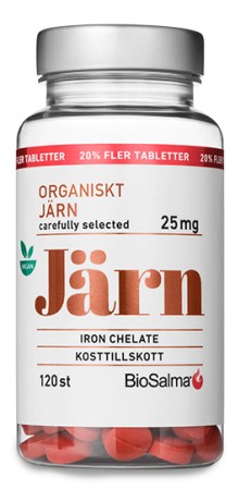 -localization-error-products-images-main-thumbnail- BioSalma Organisk Jern 25mg Chelateret, 120 tabletter