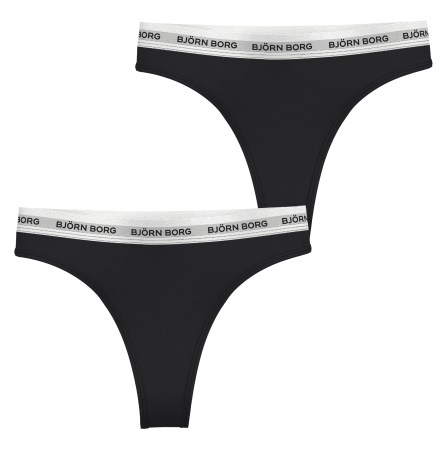 Bj�rn Borg Core Logo Thong 2-pak, Tr�ningst�j - Bj�rn Borg