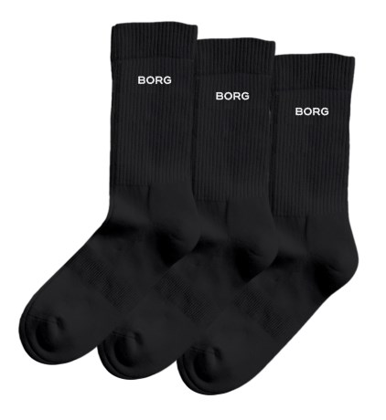 Bj�rn Borg Essential Crew Socks 3-pak, Tr�ningst�j - Bj�rn Borg