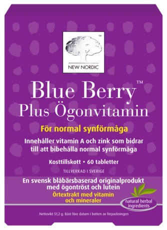 Blue Berry Plus, Helse - New Nordic