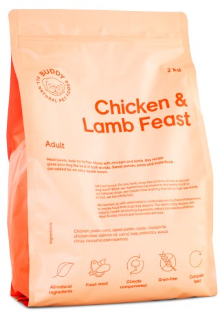Buddy Chicken + Lamb Feast, Helse - Buddy