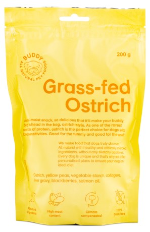 Buddy Grass-fed Ostrich, Helse - Buddy