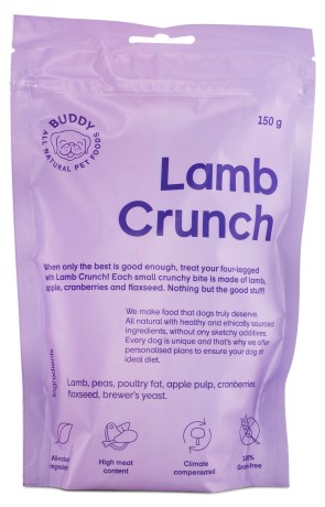 Buddy Lamb Crunch, Helse - Buddy