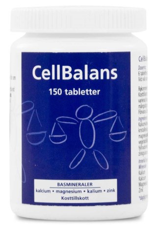 CellBalans Basmineraler, Vitaminer & Mineraler - Carls-Bergh Pharma