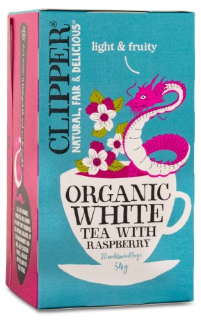 Clipper White Tea Raspberry, F�devarer - Clipper