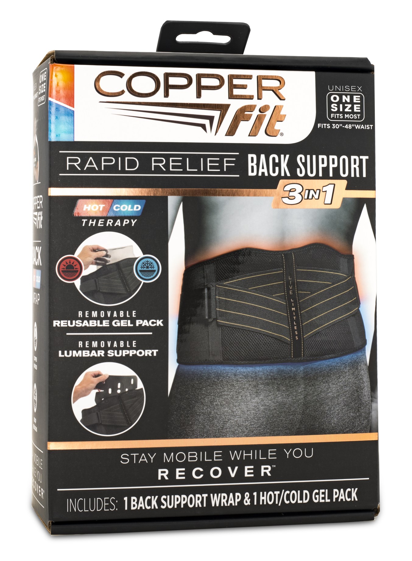 Køb Copper Fit Rapid Relief Back hos Core Nutrition