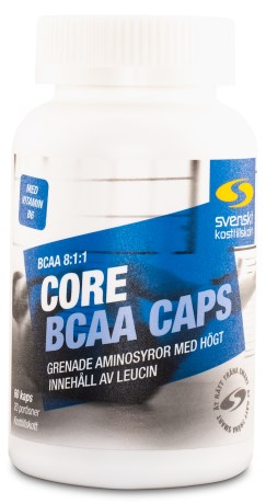 Core BCAA Caps, Tr�ningstilskud - Svenskt Kosttillskott