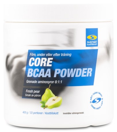Core BCAA Powder, Tr�ningstilskud - Svenskt Kosttillskott