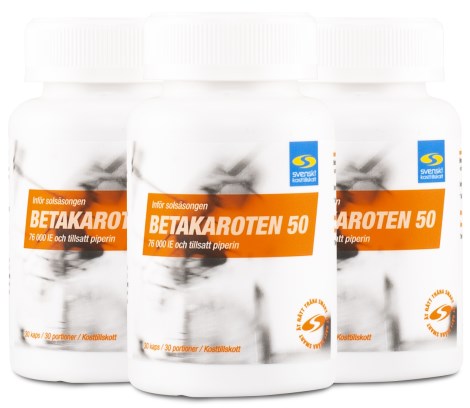 Core Betacaroten 50, Kropspleje & Hygiejne - Svenskt Kosttillskott