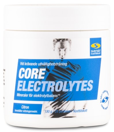 Core Electrolytes, Tr�ningstilskud - Svenskt Kosttillskott