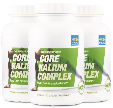 Core Kalium Complex, Vitaminer & Mineraler - Svenskt Kosttillskott