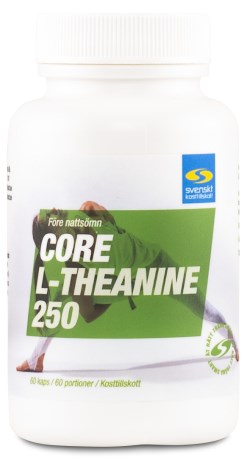 Core L-theanine 250, Helse - Svenskt Kosttillskott
