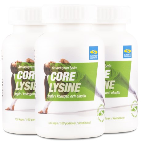Core Lysine, Kosttilskud - Svenskt Kosttillskott