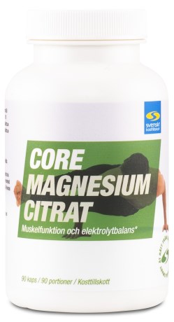 Core Magnesium Citrat, Vitaminer & Mineraler - Svenskt Kosttillskott