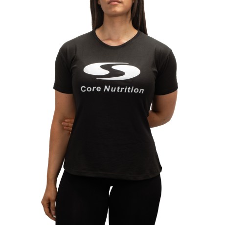 Core Nutrition Womens Logo Tee, Tr�ningst�j - Svenskt Kosttillskott