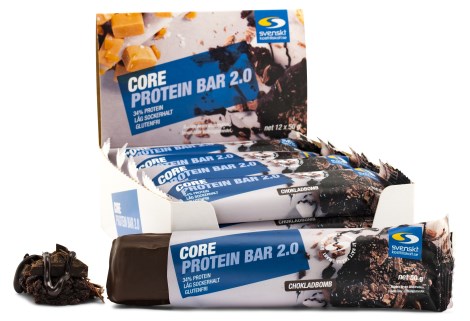 Core Protein Bar 2.0, Tr�ningstilskud - Svenskt Kosttillskott