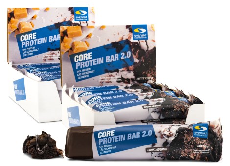 Core Protein Bar 2.0, Tr�ningstilskud - Svenskt Kosttillskott