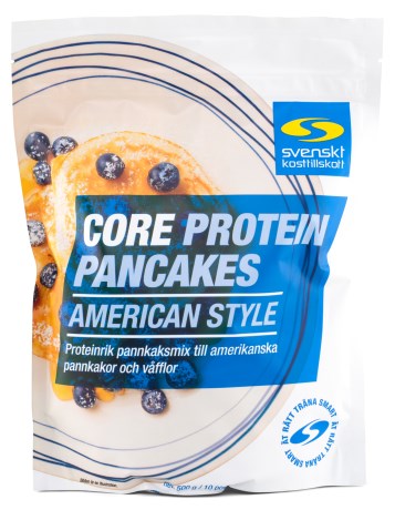 Core Protein Pancakes American Style, Proteintilskud - Svenskt Kosttillskott