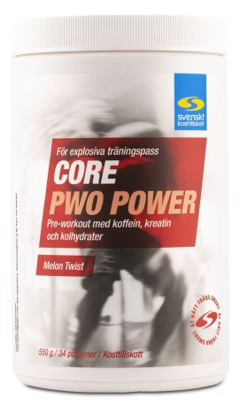 Core PWO Power, Tr�ningstilskud - Svenskt Kosttillskott