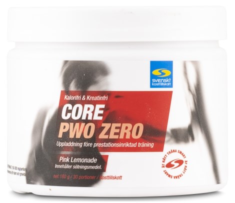 Core PWO Zero, Tr�ningstilskud - Svenskt Kosttillskott