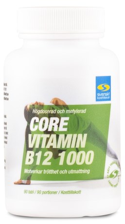 Core Vitamin B12, Vitaminer & Mineraler - Svenskt Kosttillskott