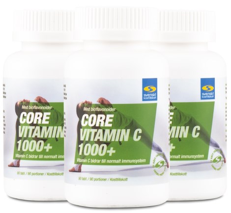 Core Vitamin C 1000+, Kosttilskud - Svenskt Kosttillskott
