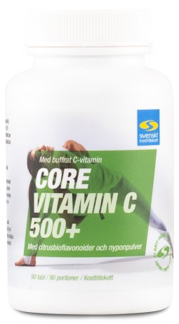 Core Vitamin C 500+, Vitaminer & Mineraler - Svenskt Kosttillskott