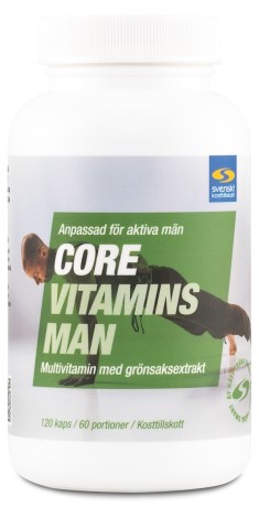 Core Vitamins Man, Helse - Svenskt Kosttillskott