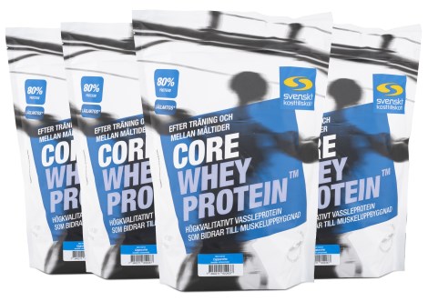 Core Whey Protein, Tr�ningstilskud - Svenskt Kosttillskott