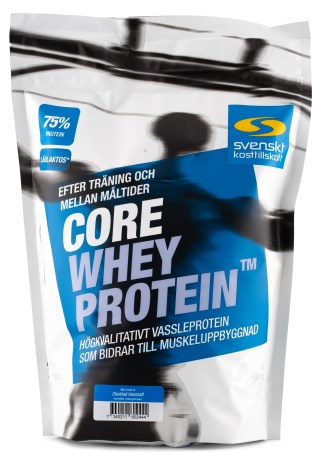 Core Whey Protein, Tr�ningstilskud - Svenskt Kosttillskott