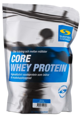 Core Whey Protein, Tr�ningstilskud - Svenskt Kosttillskott