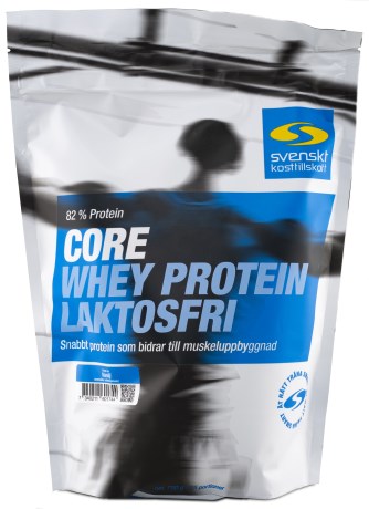 Core Whey Protein Laktosefri, Tr�ningstilskud - Svenskt Kosttillskott