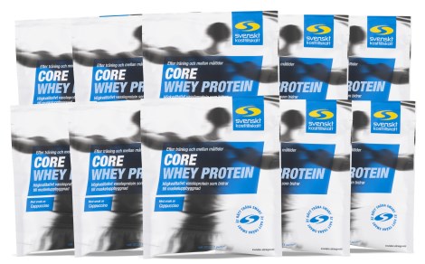 Core Whey Protein Sample, Tr�ningstilskud - Svenskt Kosttillskott