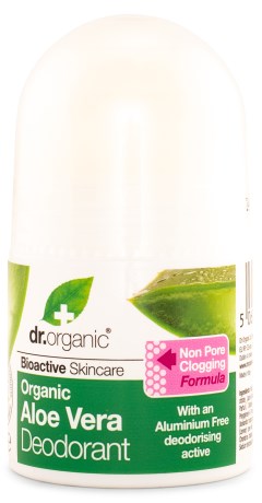 Dr Organic Aloe Vera Deodorant, Kropspleje & Hygiejne - Dr Organic