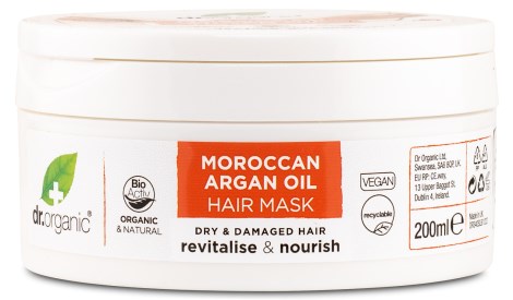 Dr Organic Argan Oil H�rkur, Kropspleje & Hygiejne - Dr Organic