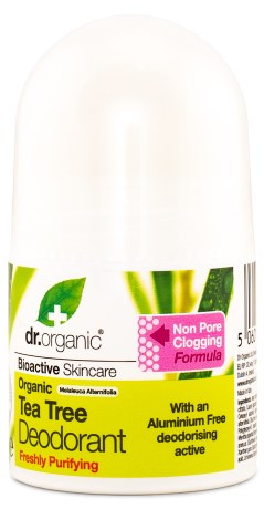 Dr Organic Tea Tree Deodorant, Kropspleje & Hygiejne - Dr Organic