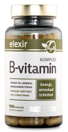 Elexir Pharma B-vitamin Komplex - Elexir Pharma