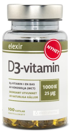 Elexir Pharma Vitamin D3 1000 IE - Elexir Pharma