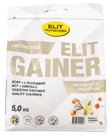 ELIT Gainer Laktosefri, Tr�ningstilskud - Elit Nutrition