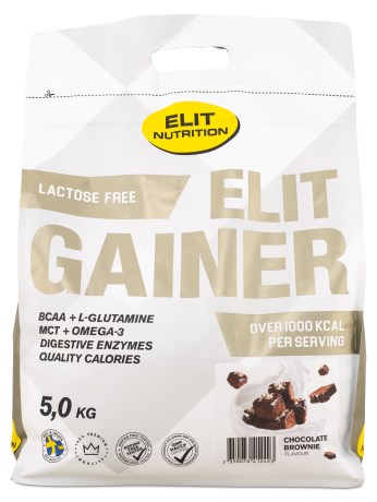 ELIT Gainer Laktosefri, Tr�ningstilskud - Elit Nutrition