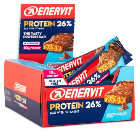 Enervit Sport Protein Bar, Tr�ningstilskud - Enervit