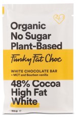 Funky Fat Foods Hvid Chokolade