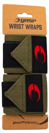 -localization-error-products-images-main-thumbnail- Gasp Hardcore Wrist Wraps 18 Inches, One Size, Green / Red